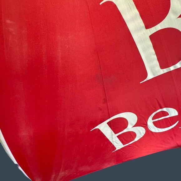 Callaway Big Bertha Golf Logo Umbrella Red/Black/White 64" Wooden Handle READ - Picture 9 of 9